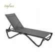 Outdoor Sun Lounger with W-Shaped Aluminum Base - 11D25B
