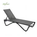 Outdoor Sun Lounger with W-Shaped Aluminum Base - 11D25B