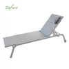 Aluminum Rolling Chaise Lounge Chair with Breathable Mesh Seat - 11D25C