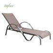 Outdoor Sun Lounger with Curved Armrests - 11D25E