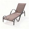 Outdoor Sun Lounger with Curved Armrests - 11D25E