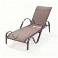 Outdoor Sun Lounger with Curved Armrests - 11D25E