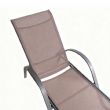 Outdoor Sun Lounger with Curved Armrests - 11D25E