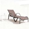 Outdoor Sun Lounger with Curved Armrests - 11D25E