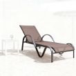 Outdoor Sun Lounger with Curved Armrests - 11D25E