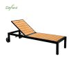 Aluminum Frame WPC Outdoor Sun Lounger - 11D25G