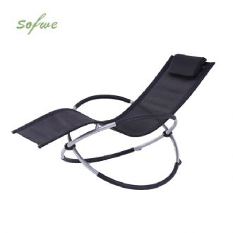 Wholesale Outdoor Rocking Sun Lounger with Adjustable Arch...