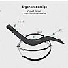 Wholesale Outdoor Rocking Sun Lounger with Adjustable Arch Metal Frame for Patio Poolside Furniture Supply - 11D25H