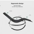 Wholesale Outdoor Rocking Sun Lounger with Adjustable Arch Metal Frame for Patio Poolside Furniture Supply - 11D25H