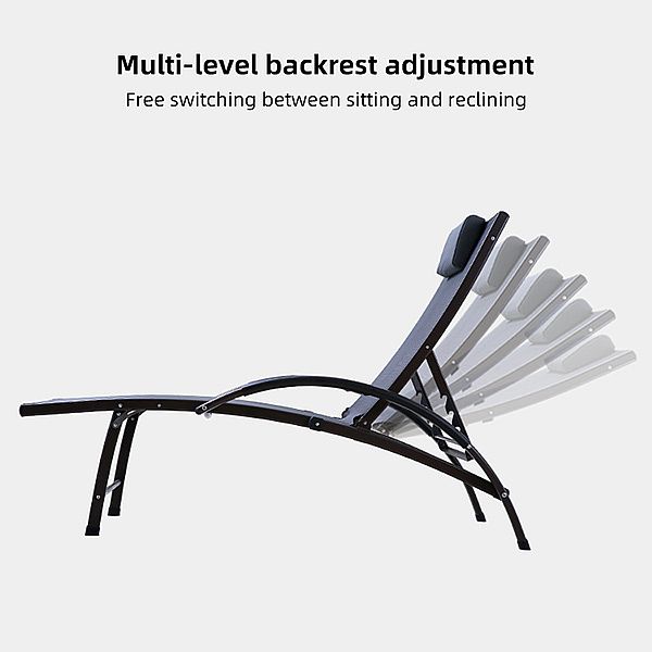 Wholesale Adjustable Outdoor Sun Lounger for Poolside Patio Furniture Supply - 11D25I