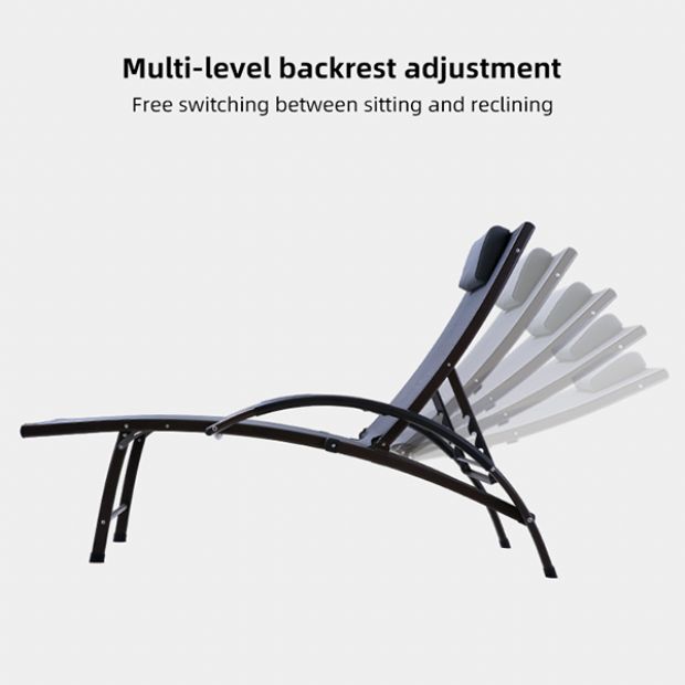Wholesale Adjustable Outdoor Sun Lounger for Poolside Patio Furniture Supply - 11D25I
