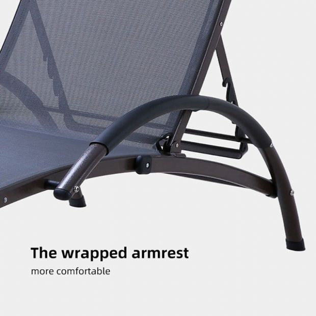 Wholesale Adjustable Outdoor Sun Lounger for Poolside Patio Furniture Supply - 11D25I