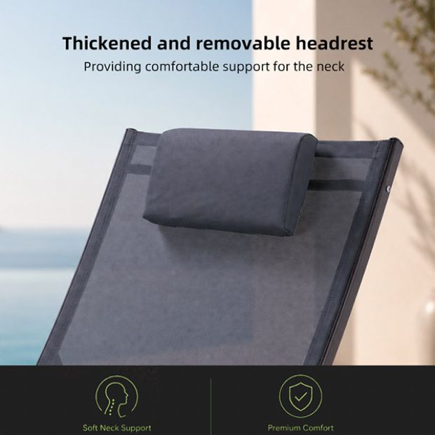 Wholesale Adjustable Outdoor Sun Lounger for Poolside Patio Furniture Supply - 11D25I