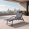 Wholesale Adjustable Outdoor Sun Lounger for Poolside Patio Furniture Supply - 11D25I