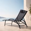 Wholesale Adjustable Outdoor Sun Lounger for Poolside Patio Furniture Supply - 11D25I