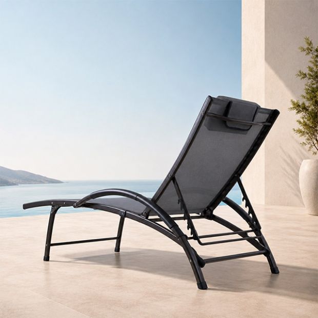 Wholesale Adjustable Outdoor Sun Lounger for Poolside Patio Furniture Supply - 11D25I