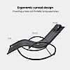Wholesale Outdoor Rocking Sun Lounger with Ergonomic Curved Mesh Seat for Poolside Patio Furniture Supply - 11D25J