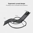 Wholesale Outdoor Rocking Sun Lounger with Ergonomic Curved Mesh Seat for Poolside Patio Furniture Supply - 11D25J