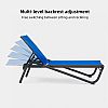 Wholesale Adjustable Outdoor Sun Lounger with PVC Coated Breathable Mesh Fabric Supply - 11D25L