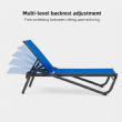 Wholesale Adjustable Outdoor Sun Lounger with PVC Coated Breathable Mesh Fabric Supply - 11D25L