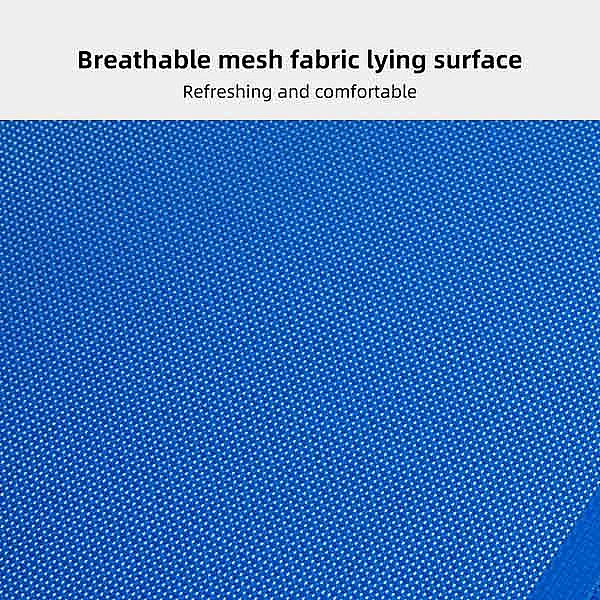 Wholesale Adjustable Outdoor Sun Lounger with PVC Coated Breathable Mesh Fabric Supply - 11D25L