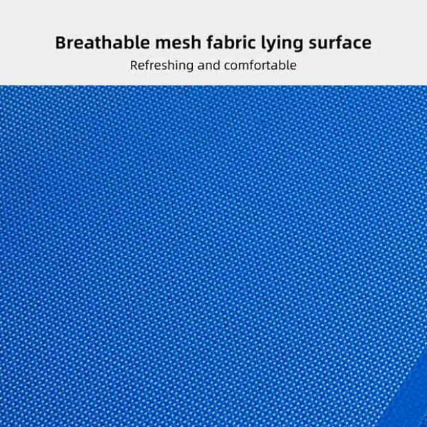 Wholesale Adjustable Outdoor Sun Lounger with PVC Coated Breathable Mesh Fabric Supply - 11D25L