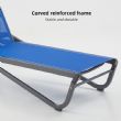 Wholesale Adjustable Outdoor Sun Lounger with PVC Coated Breathable Mesh Fabric Supply - 11D25L