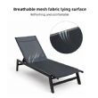 Wholesale Outdoor Sun Lounger 550g Breathable Mesh Surface Adjustable Backrest KD Structure for  Poolside Supply - 11D25P