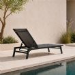 Wholesale Outdoor Sun Lounger 550g Breathable Mesh Surface Adjustable Backrest KD Structure for  Poolside Supply - 11D25P