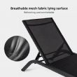 Wholesale Outdoor Sun Lounger Aluminum Curved Frame PVC Coated Mesh Adjustable Backrest Low Profile Patio Poolside - 11D25Q