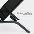 Wholesale Outdoor Sun Lounger Aluminum Curved Frame PVC Coated Mesh Adjustable Backrest Low Profile Patio Poolside - 11D25Q