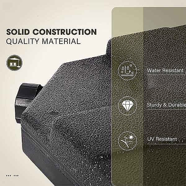 4PCS Heavy Duty Cantilever Offset Patio Umbrella Base - 12U03C