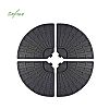 4PCS Fan Shaped Water or Sand Filled Umbrella Base - 12U03E