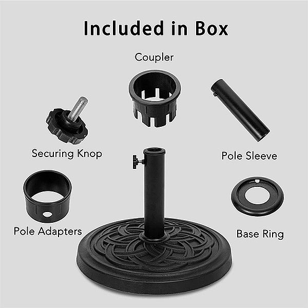 Outdoor Market Umbrella Free Standing Base - 12U03J
