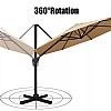 Wholesale Outdoor Patio Cantilever Umbrella with 360-Degree Rotation - 11U01E