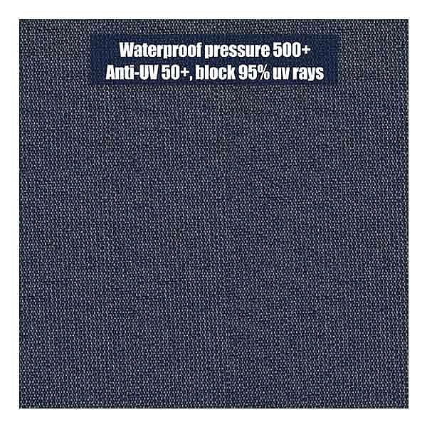 Solar LED 360-Degree Rotation Cantilever Patio Umbrella - 11U01K