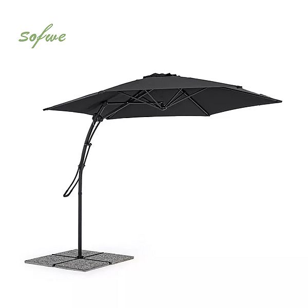 Wholesale Outdoor Parasol Patio Cantilever Umbrella with Base - 11U02A