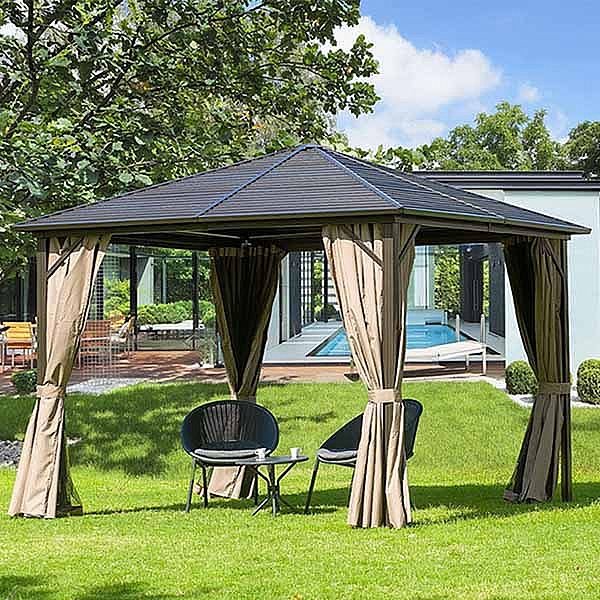 Luxury Hardtop Aluminum Pavilion - 10G01A