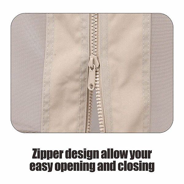 Outdoor Aluminum Alloy Pavilion with Mosquito Net - 10G01V