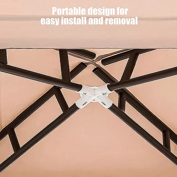 Outdoor pop-up pavilion with mesh - 10G02B