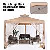 Outdoor pop-up pavilion with mesh - 10G02B