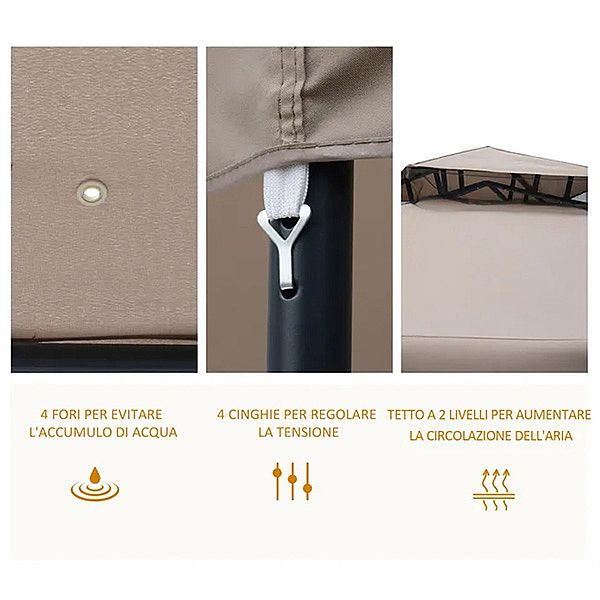 2-Storey Metal Roof Party Tent - 10G02C