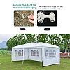 Outdoor Pavilion Tent with 4 Detachable Side Walls - 10G02J