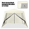 Portable Folding Pavilion Tent Pavilion with Mesh - 10G02L